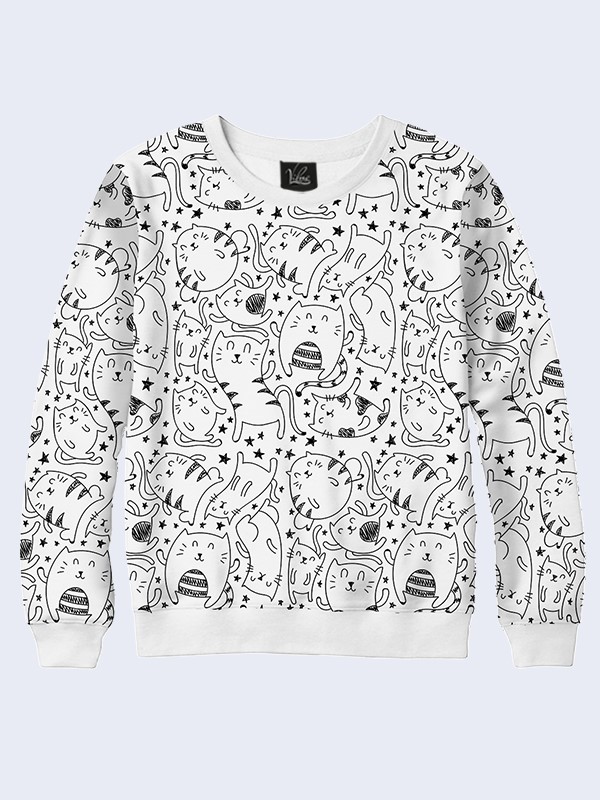 

Женский свитшот Милые котики (9854) Vilno XL (50) 000136122