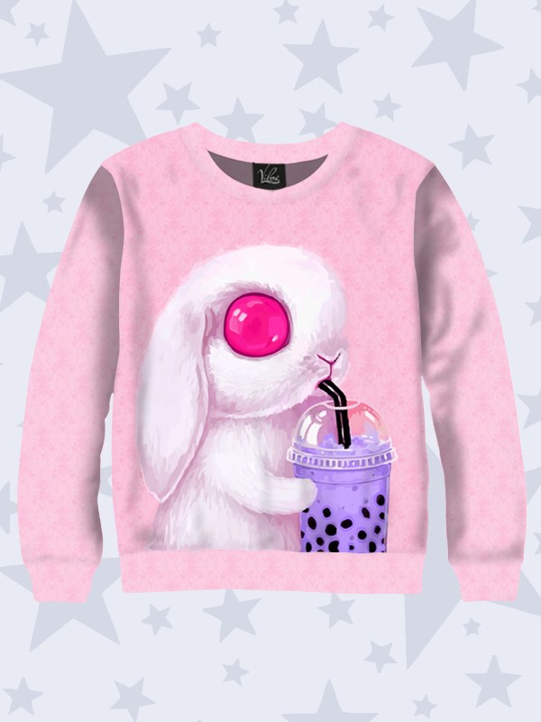 

Детский свитшот Rabbit with a drink (7656) Vilno 80-86 Разноцветный 000134652