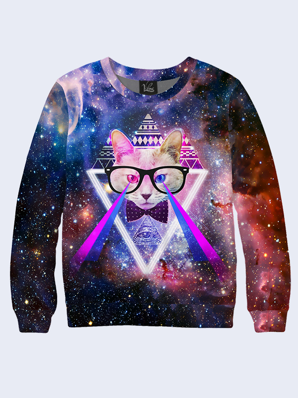 

Мужской свитшот Кот с глазами-лазерами (2960) Vilno XL 000138046