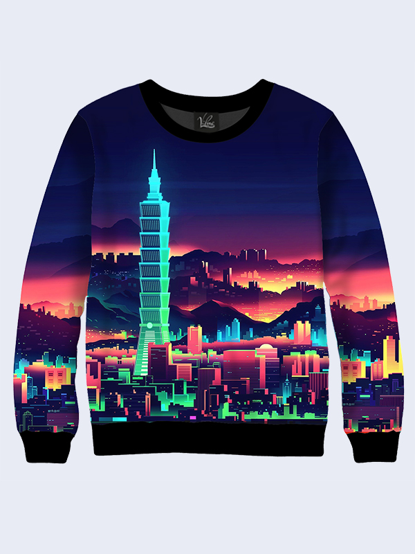

Мужской свитшот Lights of the night metropolis Vilno XL 000137884