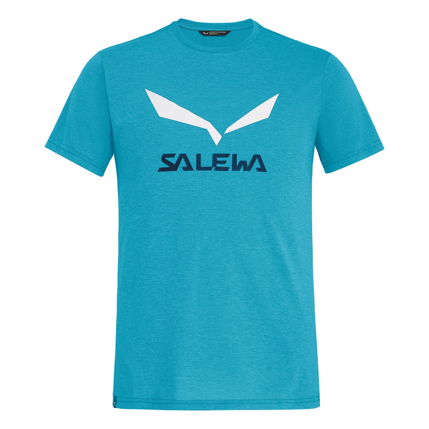 

Футболка Salewa Solidlogo Dri-Release  Голубой, Футболка Salewa Solidlogo Dri-Release M Голубой