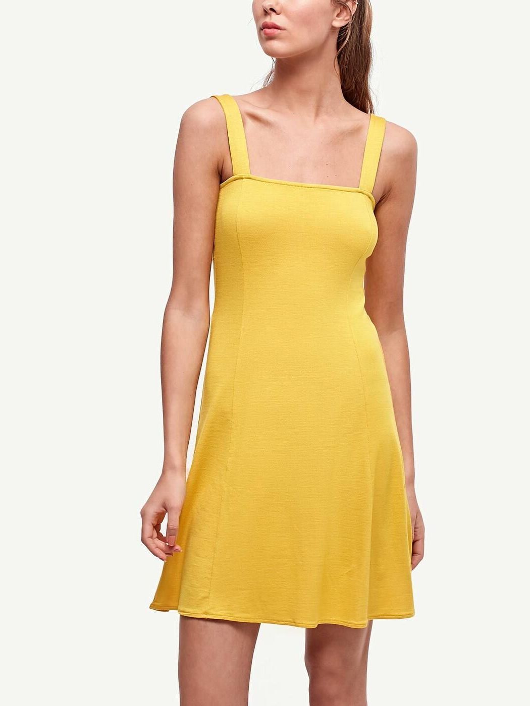 

Сарафан Stradivarius 02376155320 L Желтый