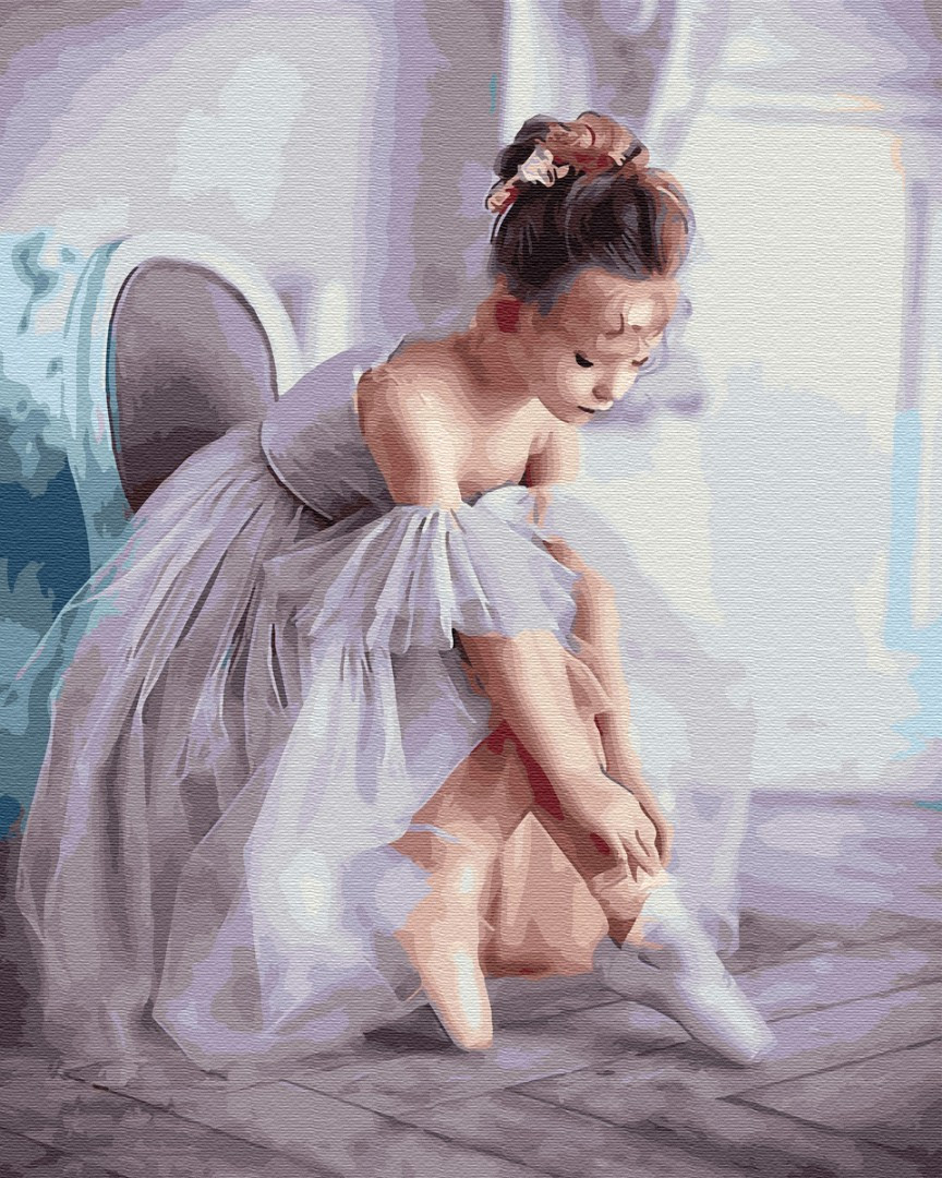 

Картина по номерам BrushMe (Брашми) "Маленькая балерина" 40х50 см GX33063