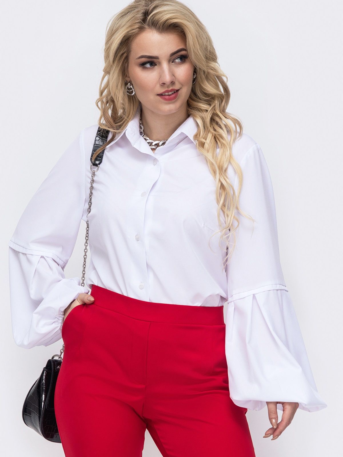 

Блузка Dressa 50924 - Белая, Блузка Dressa 50924 48-50 Белая