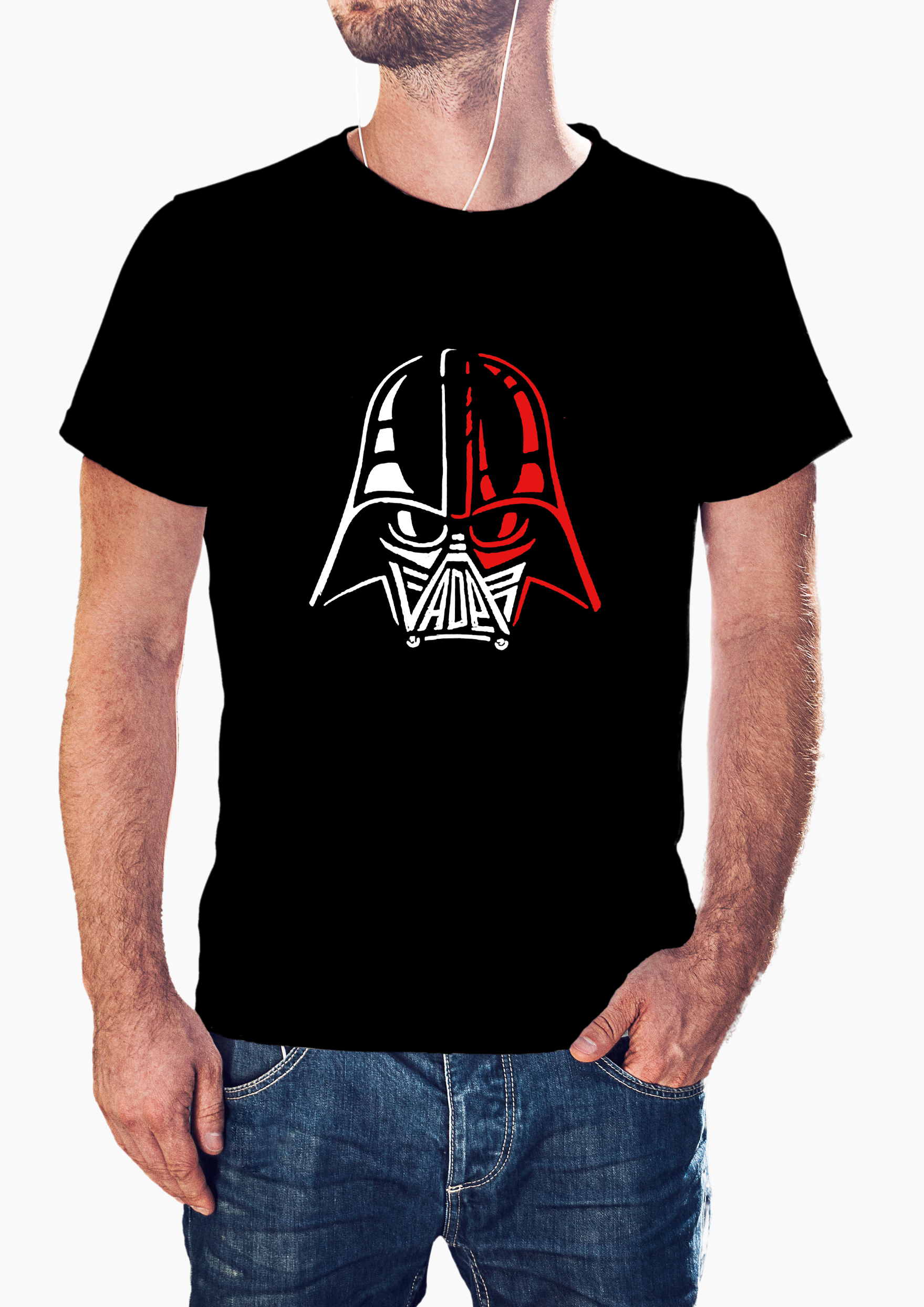 

Футболка Stedman ST2000-BLO Darth Vader Энакин Скайуокер Дарт Вейдер Черная XXL