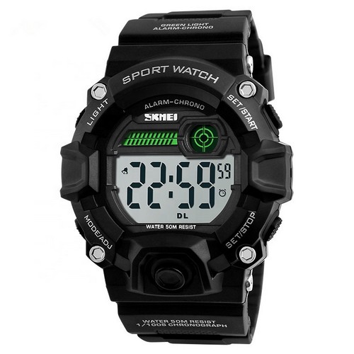 

Мужские наручные часы 1242 All Black Skmei 50 мм Черный