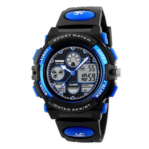 

Мужские наручные часы 1163 Blue Skmei 47 мм Черный