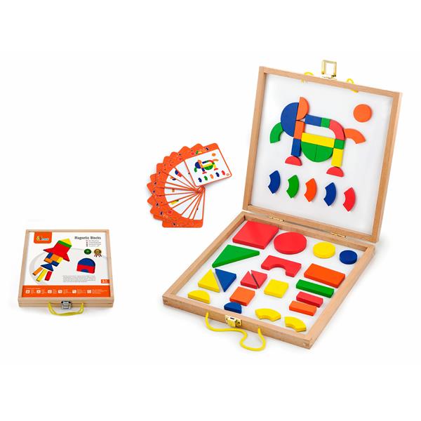 

Набор магнитных блоков Формы и цвета Viga Toys (igr0001279) Разноцветный