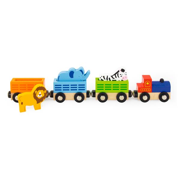 

Набор для железной дороги Поезд-зоопарк Viga Toys (det0003084) Разноцветный