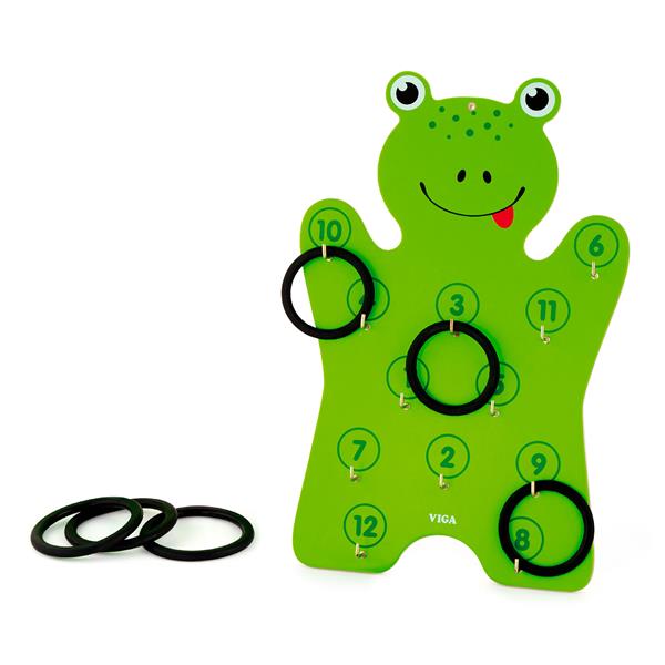 

Игровой набор Лягушонок с кольцами Viga Toys (igr0001294) Зеленый