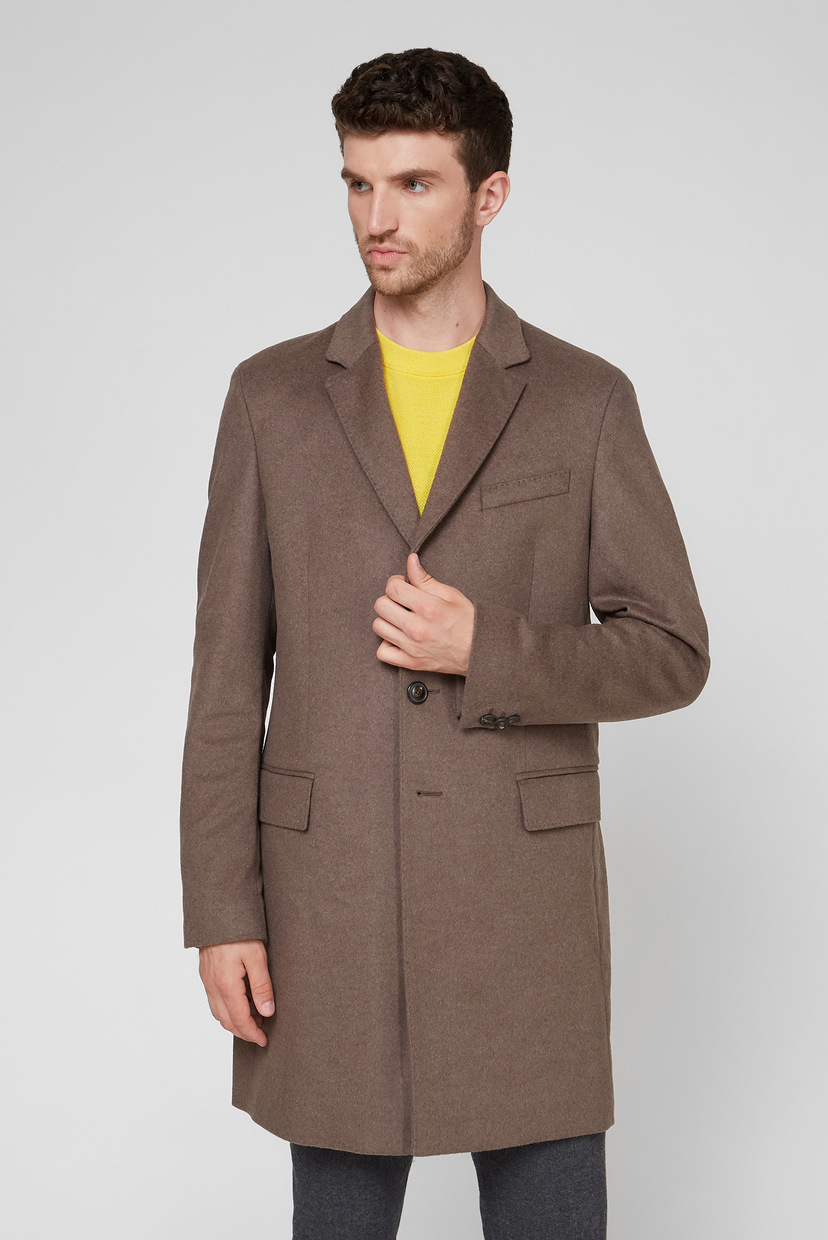 

Мужское коричневое пальто WOOL BLEND Tommy Hilfiger 54 TT0TT03696