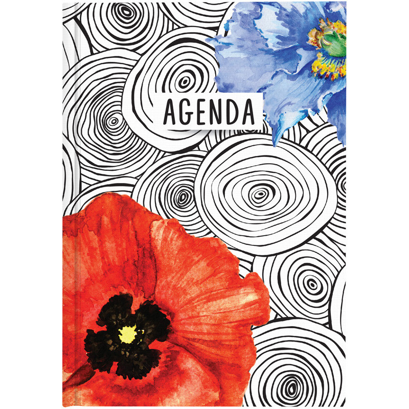 

Ежедневник недат. Агенда Графо "Red flower" 39612