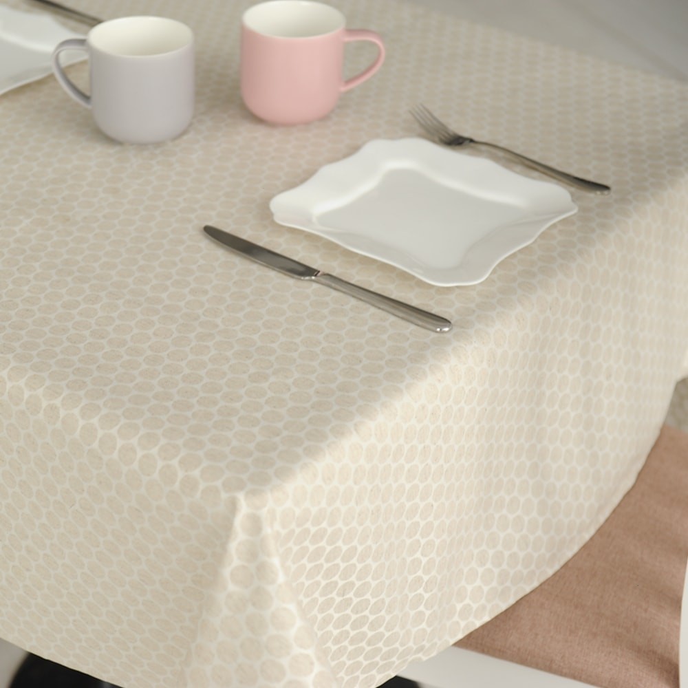 

Скатерть Lodex Akril Beige 155х240 Водоотталкивающая