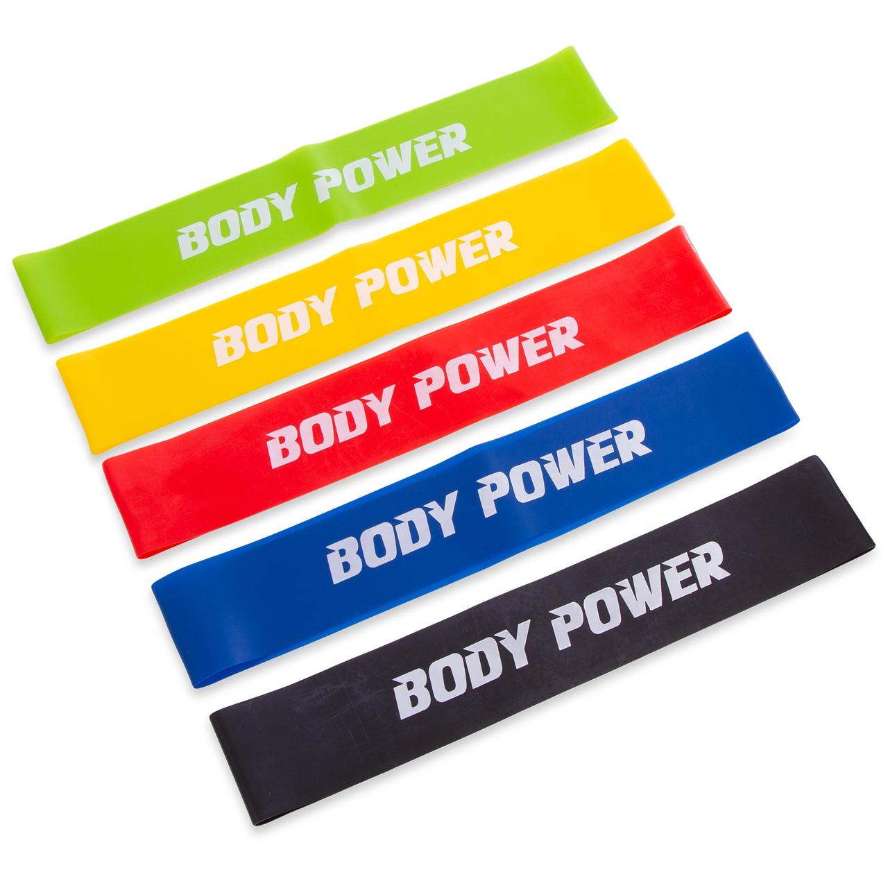 

Набор резинок-эспандеров Loop Bands Sport Body Power 2184 из 5-х ленточных эспандеров