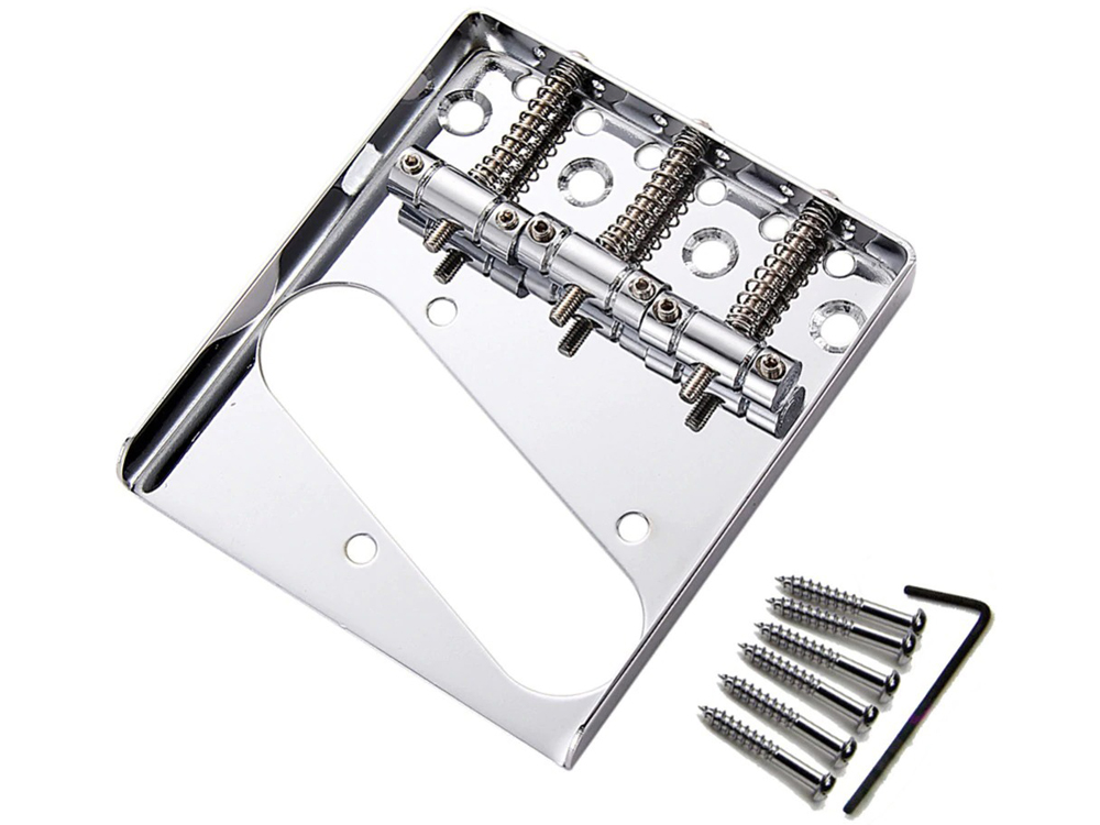 

Струнодержатель BauTech Для электрогитары Гитарный бридж Серебристый (1008-070-01)