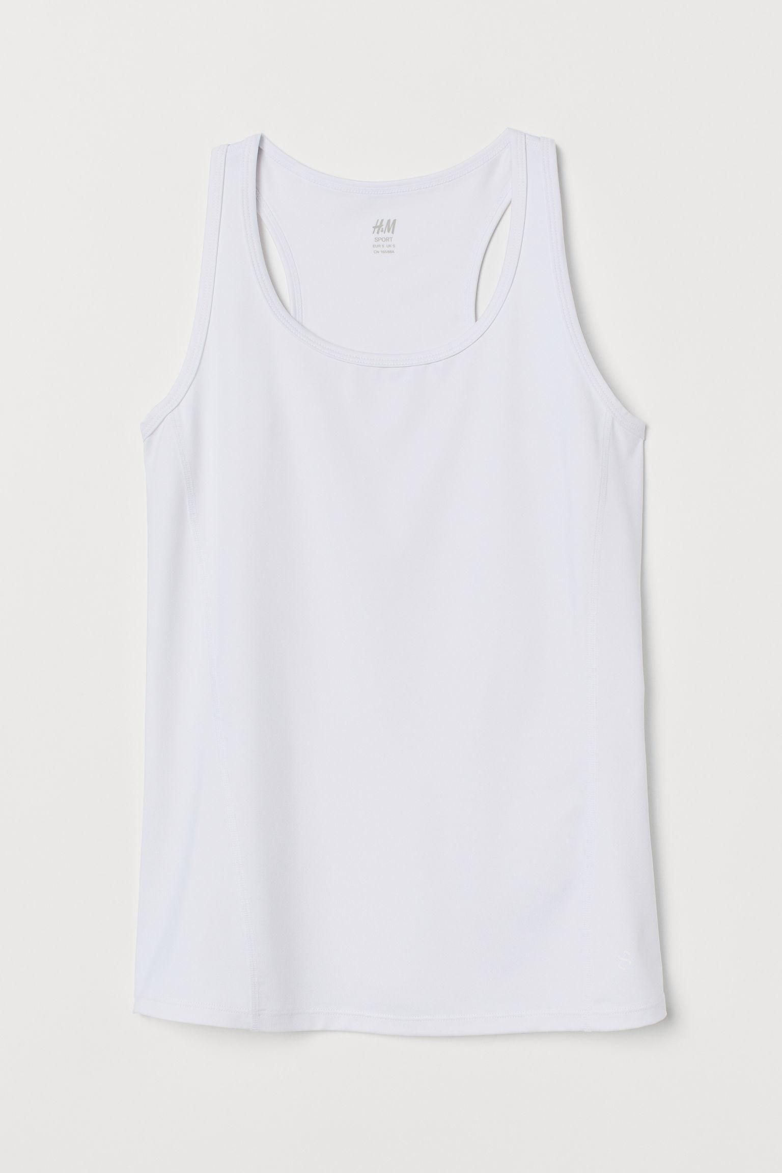 

Спортивная майка H&M XAZ168988RTPC  Белая, Спортивная майка H&M XAZ168988RTPC XS Белая
