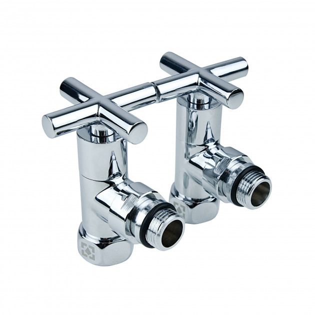 

Комплект угловых радиаторных кранов Raftec Chrome RV-3012 1/2"x1/2"