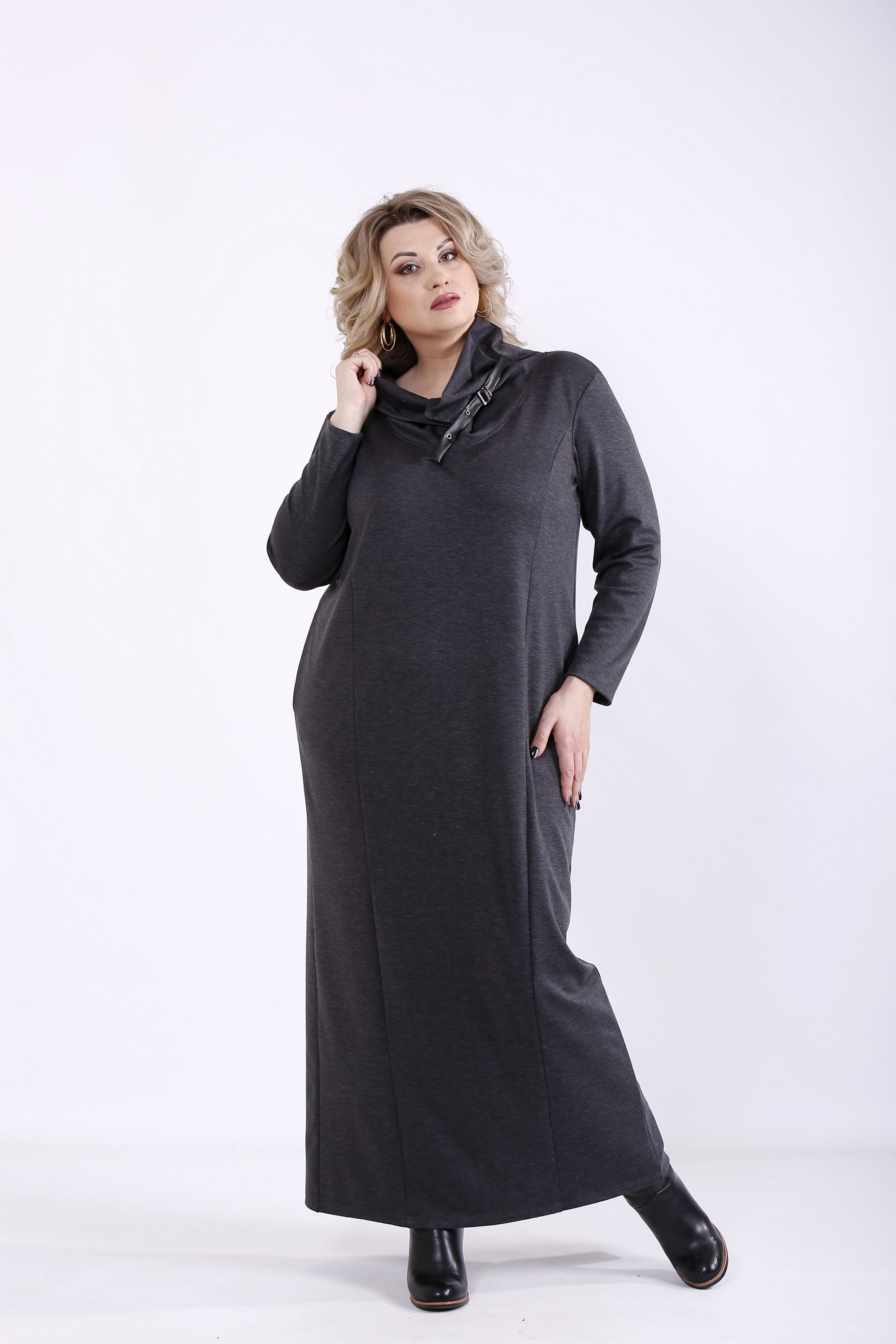 

Платье GARRY-STAR 01345-3  Серый, Платье GARRY-STAR 01345-3 54 Серый