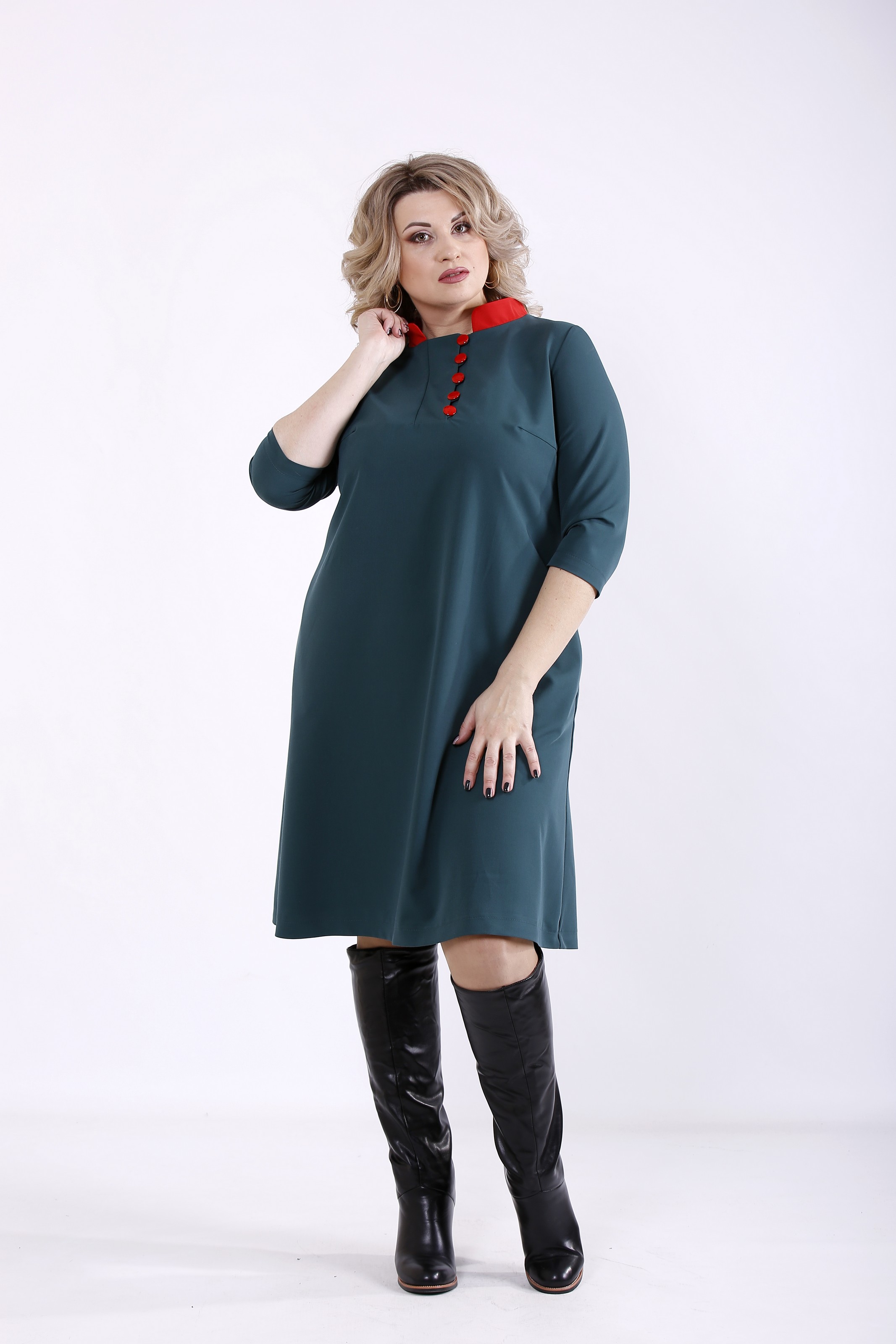 

Платье GARRY-STAR 01349-3  Зеленый, Платье GARRY-STAR 01349-3 50 Зеленый