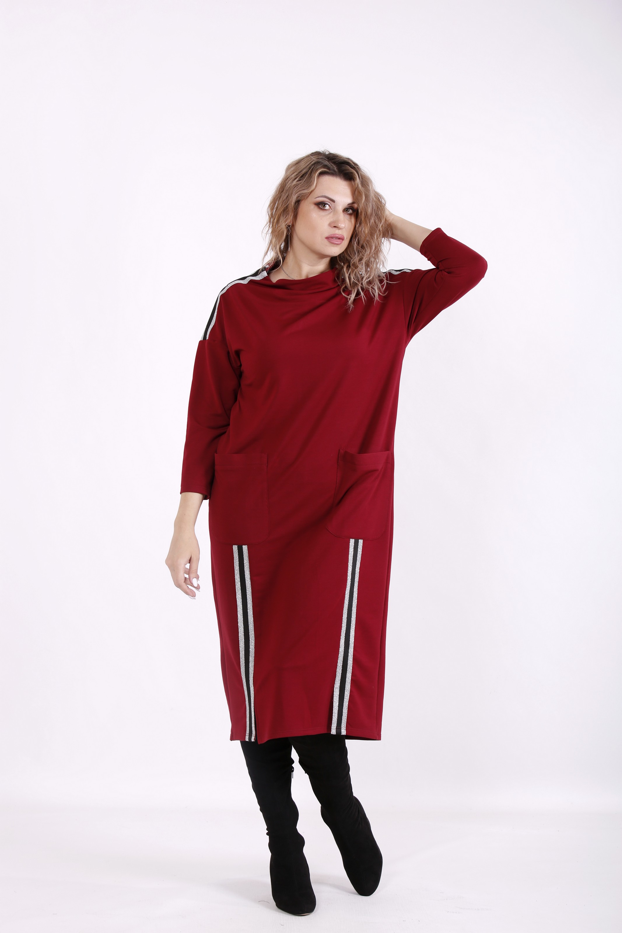

Платье GARRY-STAR 01587-3  Бордовый, Платье GARRY-STAR 01587-3 74 Бордовый