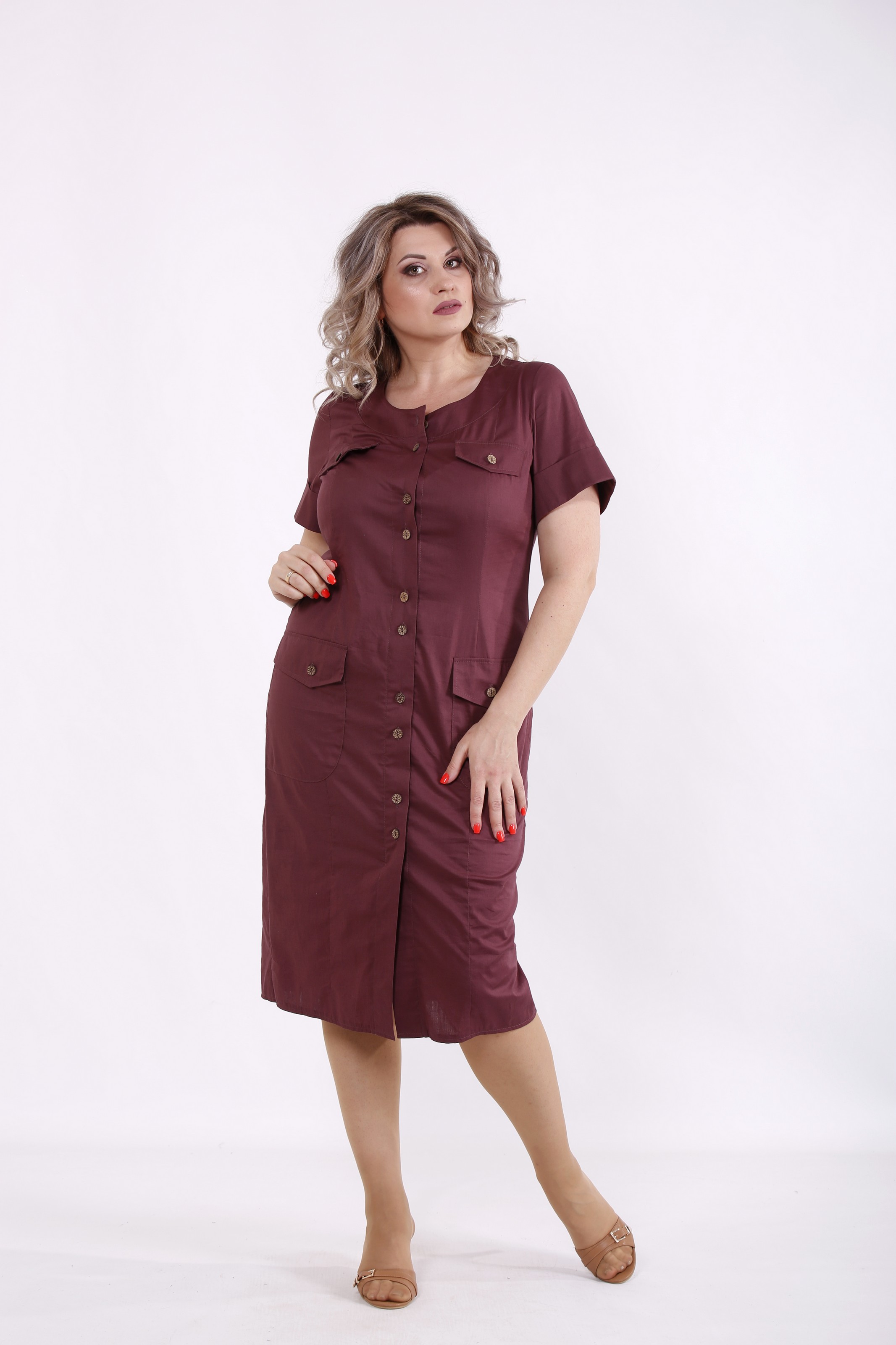 

Платье GARRY-STAR 01516-3  Сливовый, Платье GARRY-STAR 01516-3 44 Сливовый