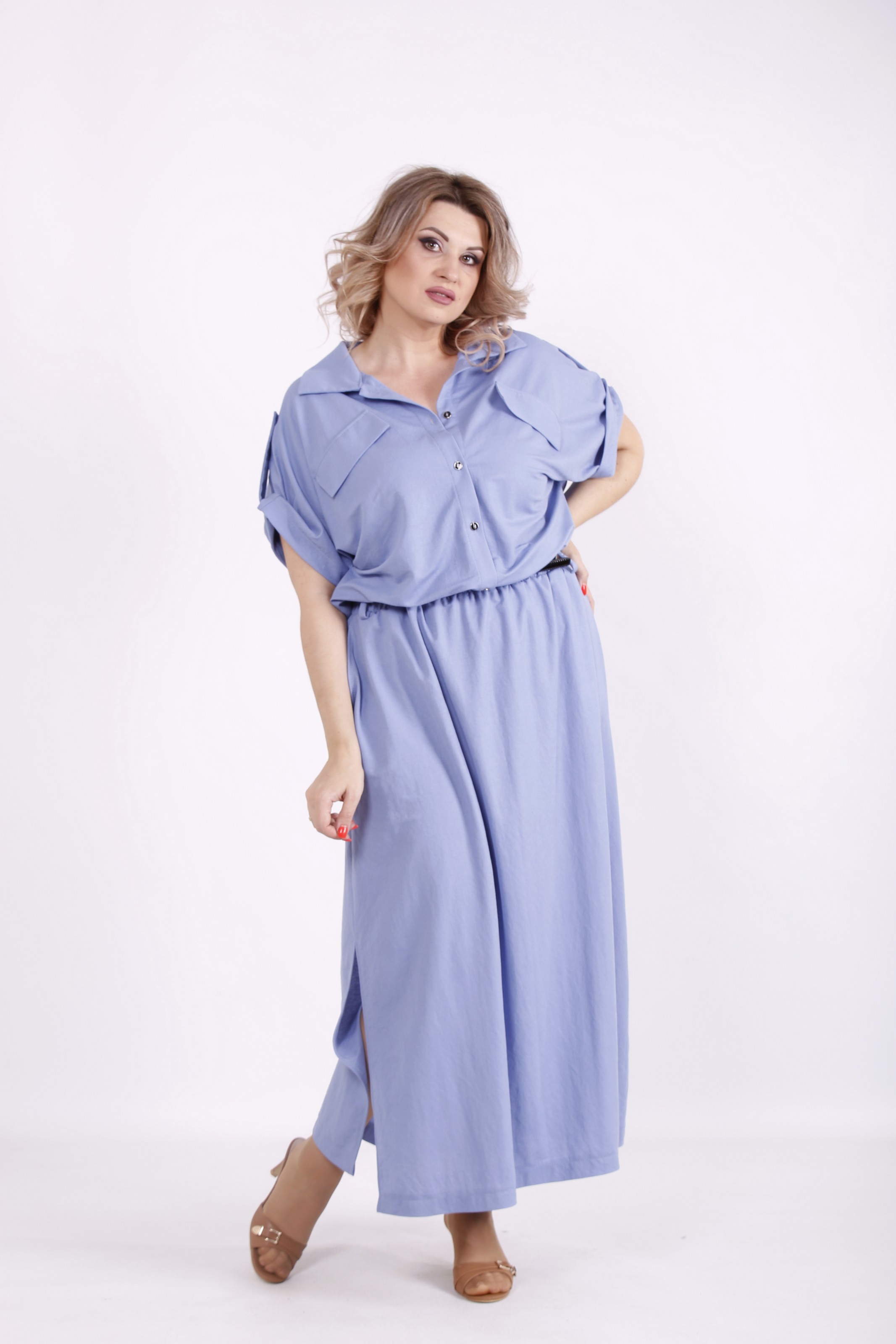 

Платье GARRY-STAR 01529-3  Голубой, Платье GARRY-STAR 01529-3 66 Голубой