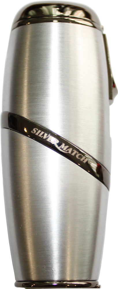 

Зажигалка Silver Match SM BLACKHORSERD 3BF CIGAR LIGHTER с тройным турбо пламенем Серебристая (40674264SL)
