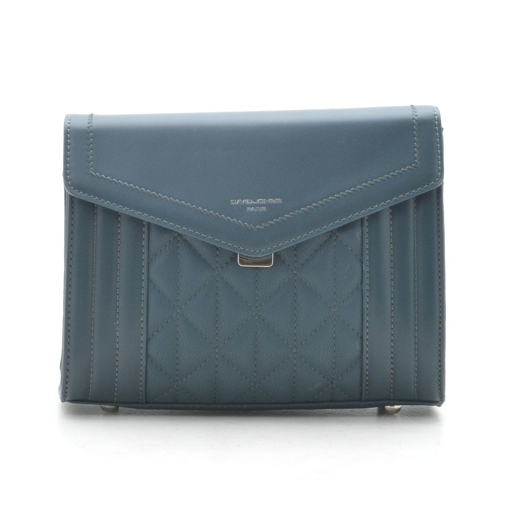

Клатч женский David Jones 16х23х7 см Бирюзовый