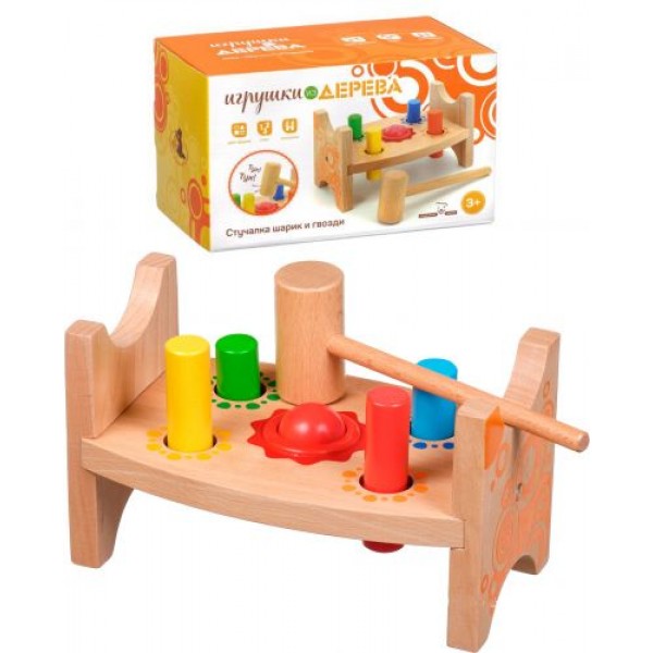 

Деревянная игра "Стучалка: Шарики и гвоздики" Д369 TRG-25646