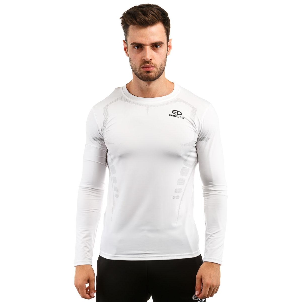 

Футболка компрессионная Europaw ls top белая [XS]