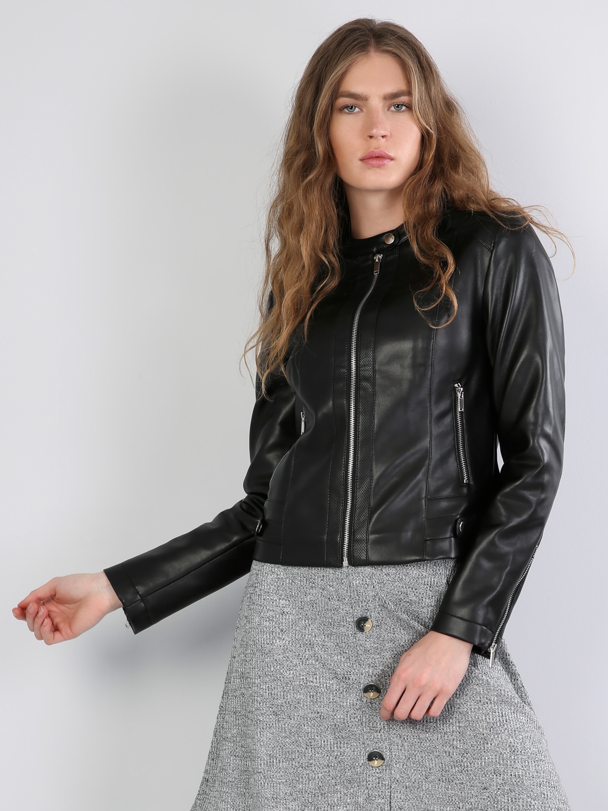 

Куртка из искусственной кожи Colin's CL1044579BLK L