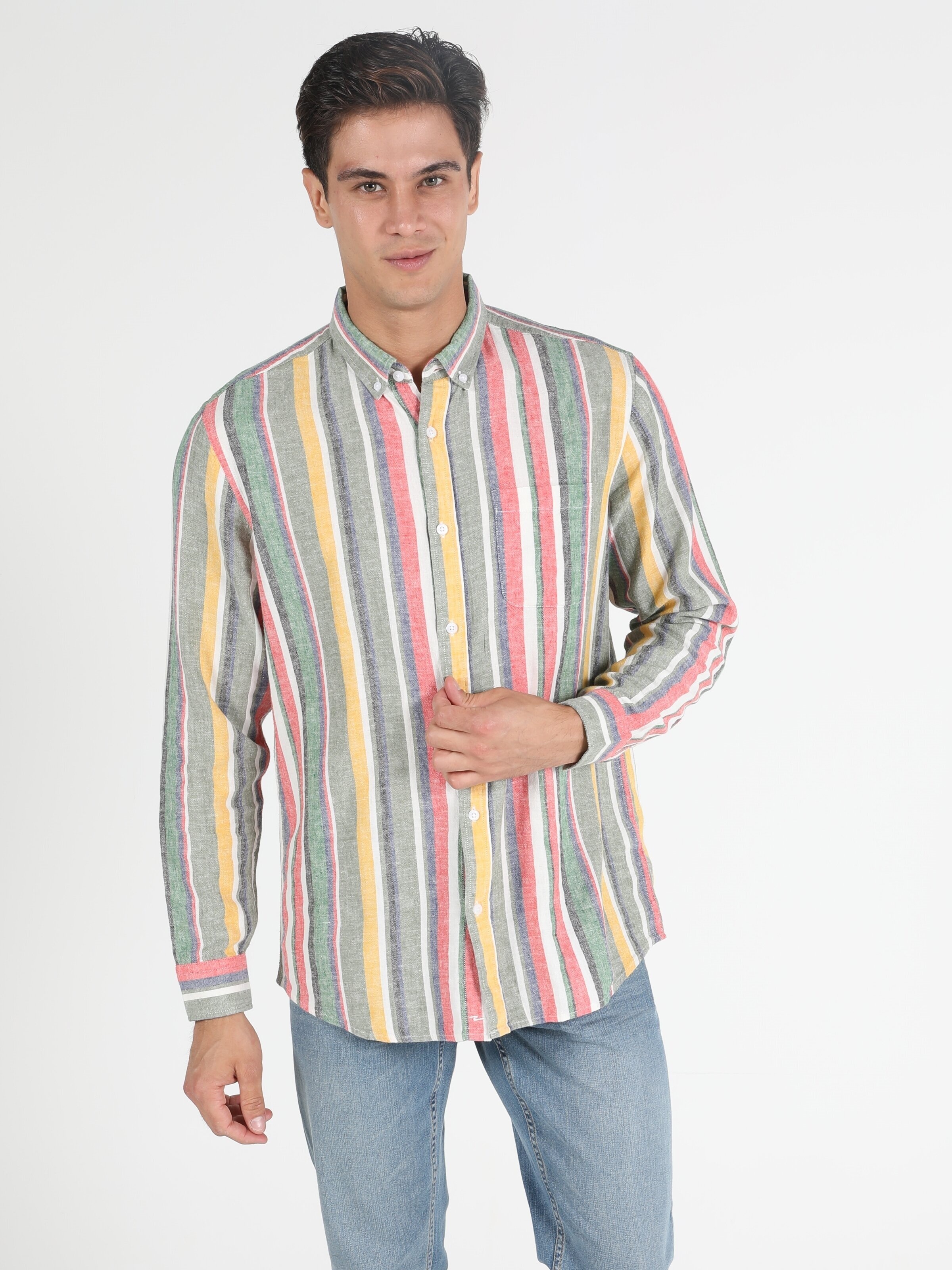 

Рубашка Colin's CL1052202GRN XL
