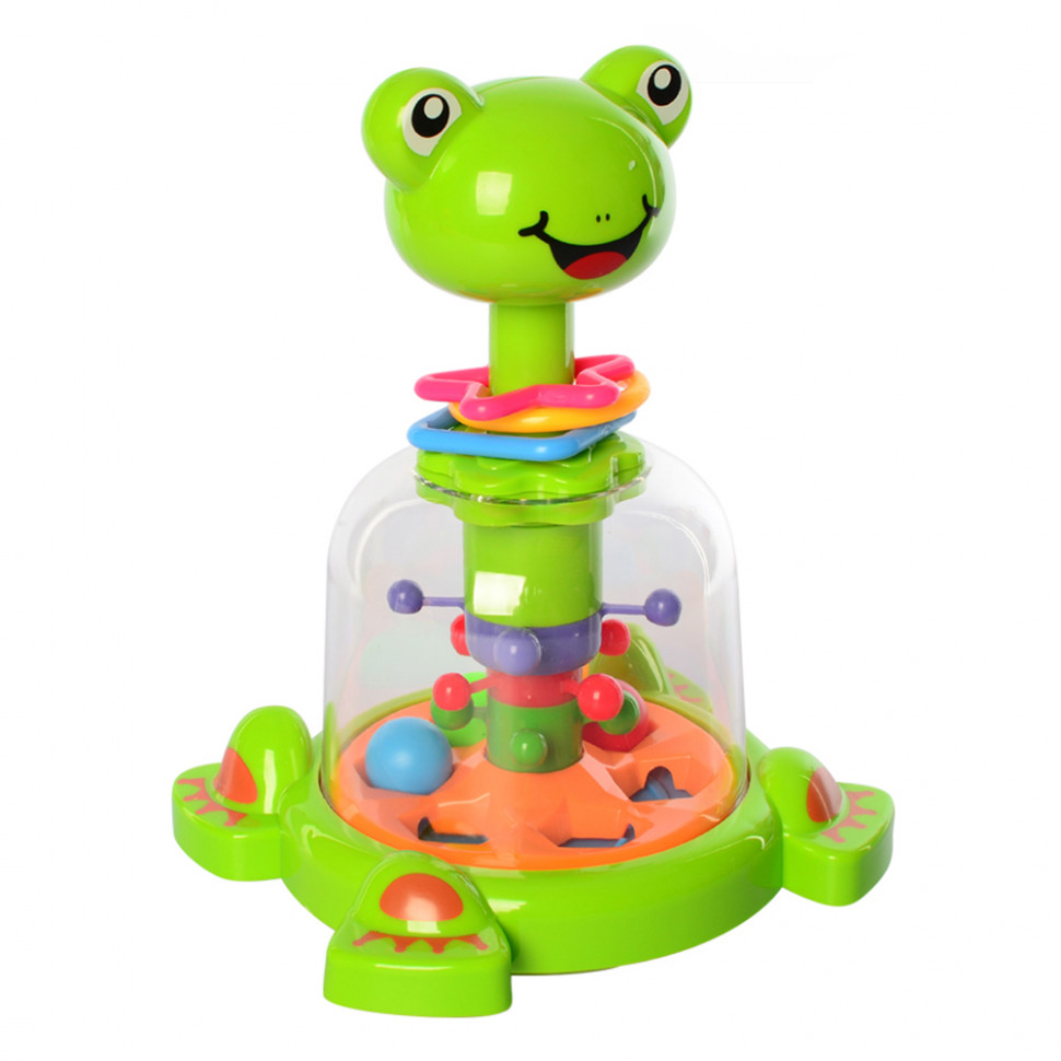 

Игрушка юла для детей "Лягушка" A-Toys с шариками в корпусе 24х17х19см (RTSL83060)