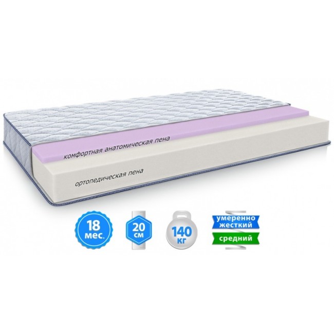 

Матрац Sleep&Fly Silver Edition NEON 150х190 см