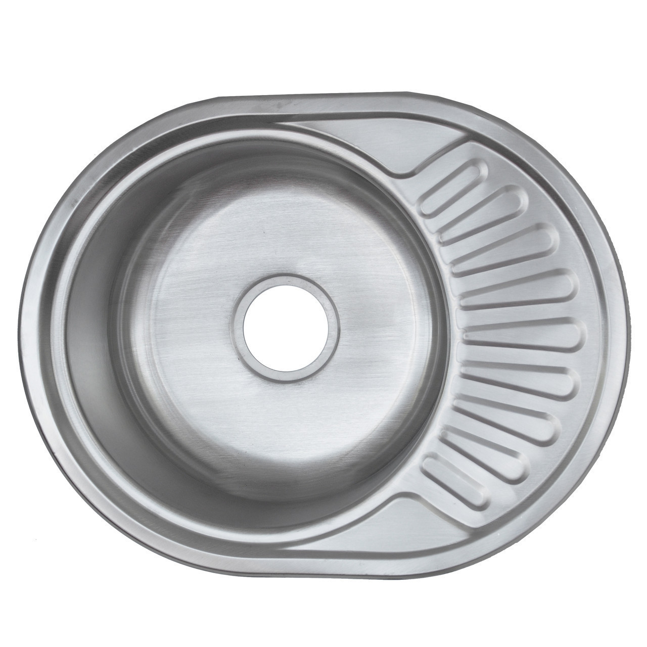 

Врезная кухонная мойка из нержавеющей стали Platinum 5745 МикроДекор 0.8