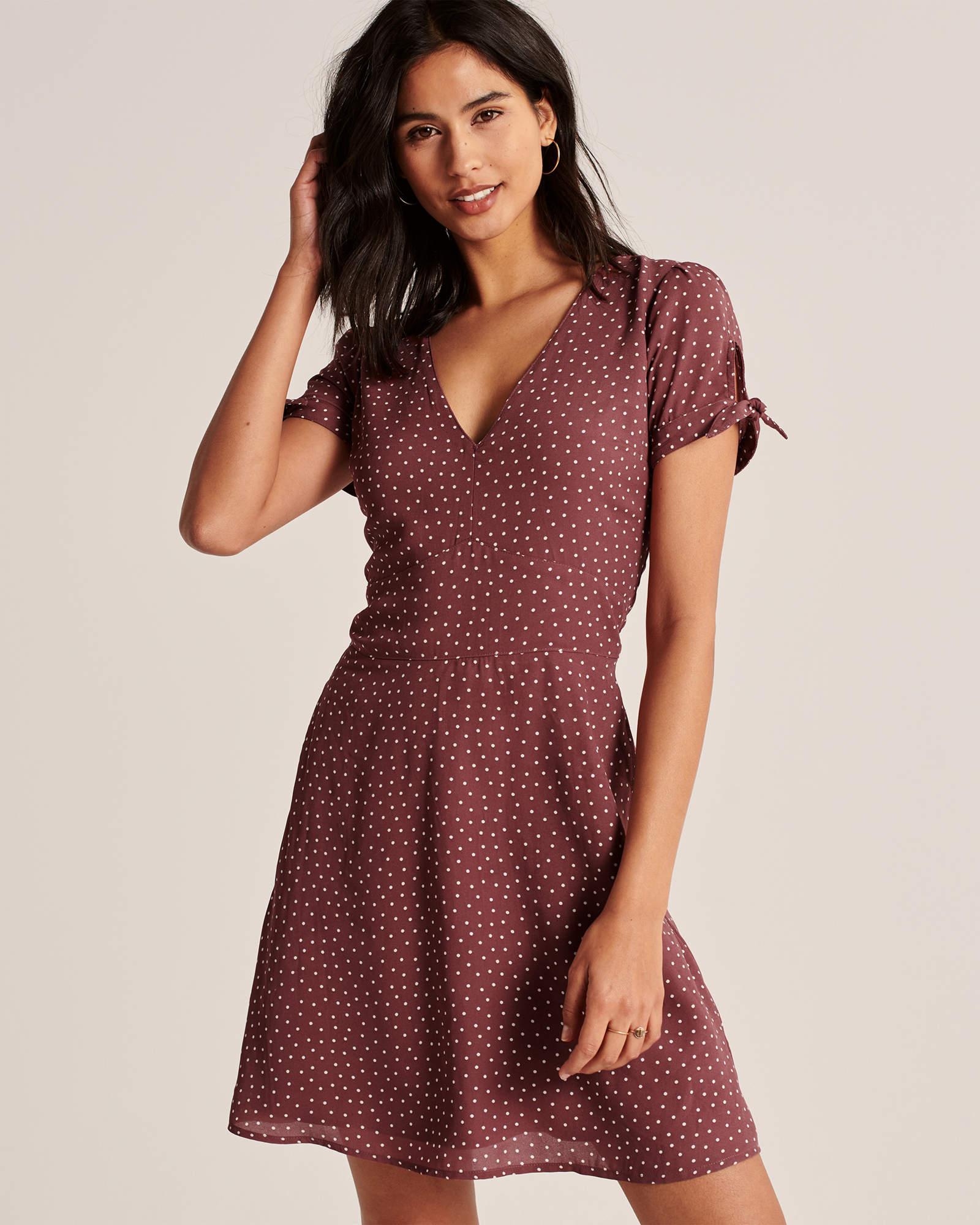 

Платье женское - платье Abercrombie & Fitch AF7856W  Светло-бордовый, Платье женское - платье Abercrombie & Fitch AF7856W XS Светло-бордовый