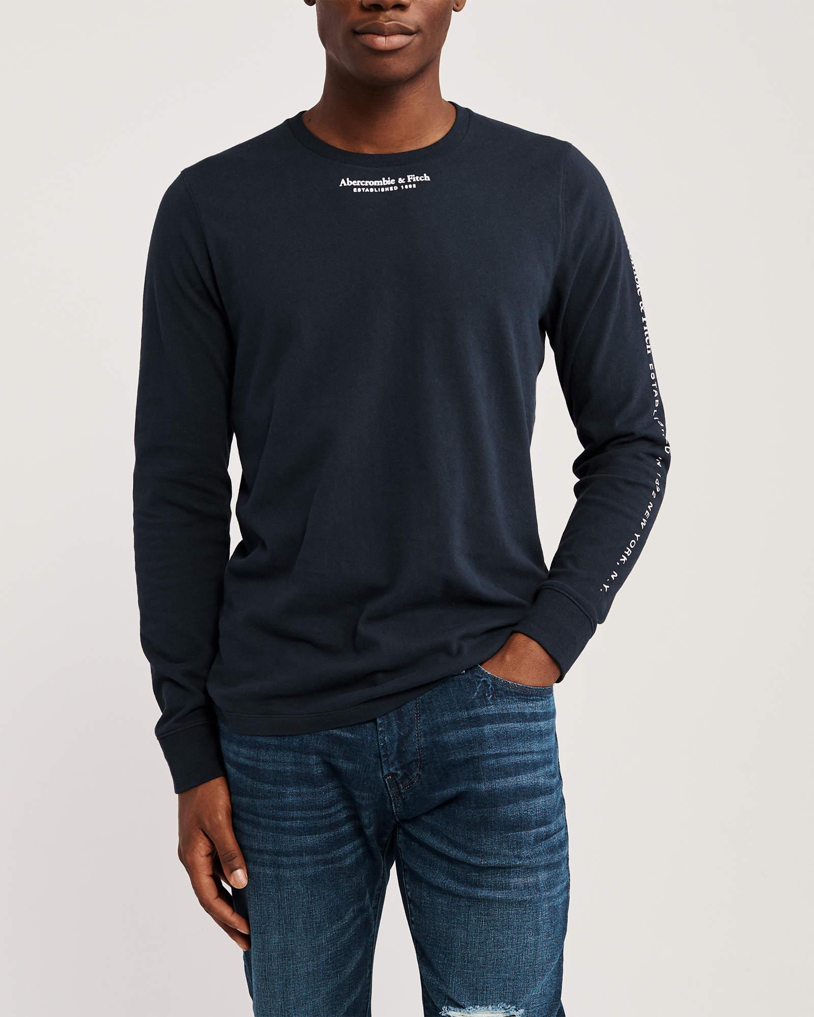 

Кофта Abercrombie & Fitch AF7678M M Темно-синий