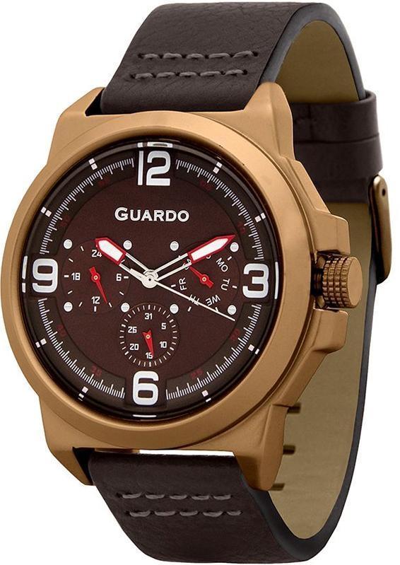 

Мужские наручные часы Guardo P11367 BRBRBR