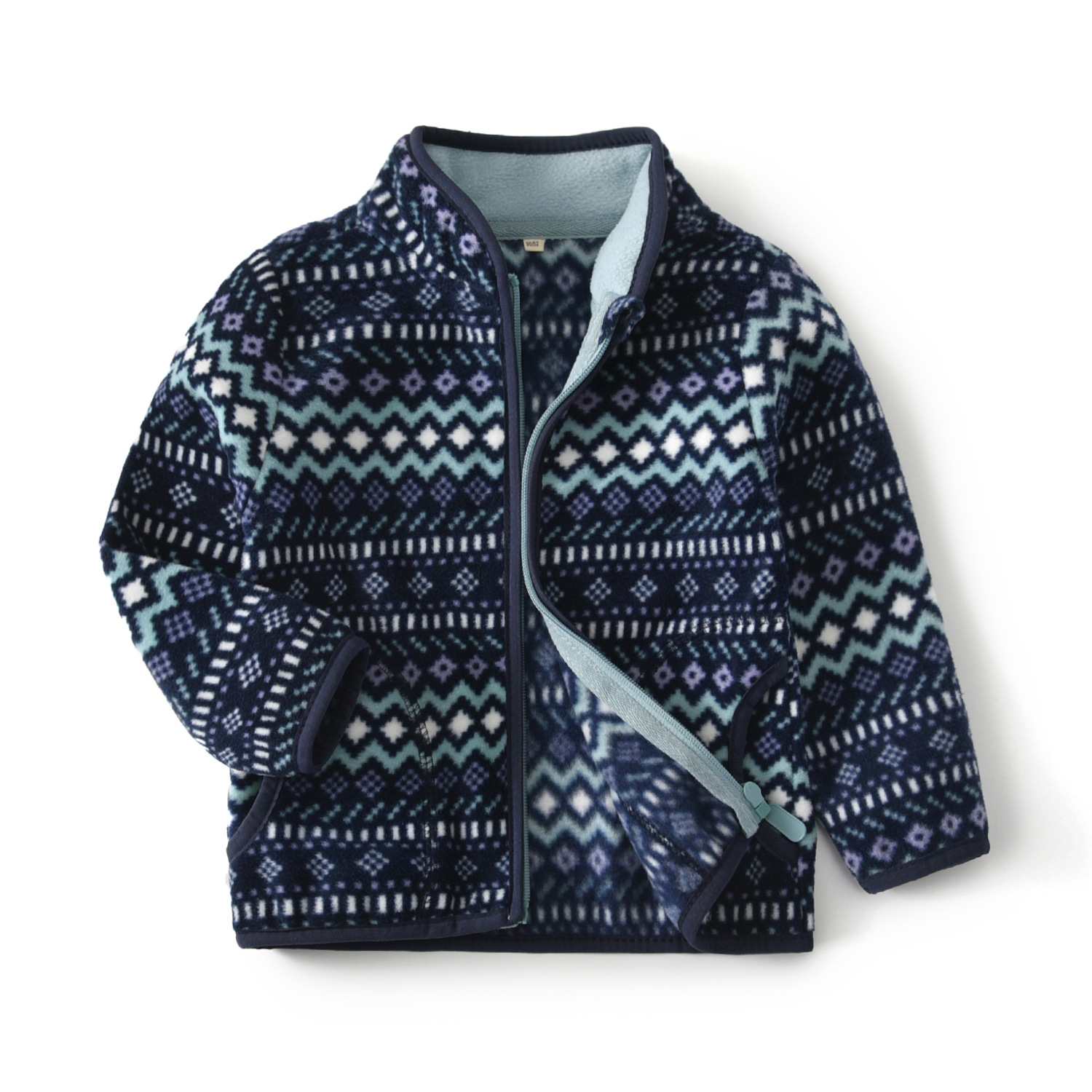 

Кофта детская флисовая Geometric ornament Berni Kids (150) Синий