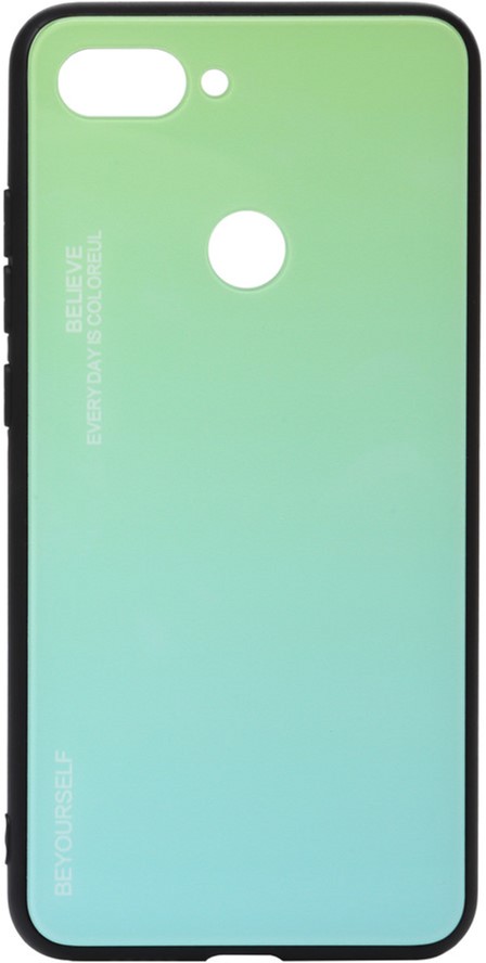 

Панель BeCover Gradient Glass для Xiaomi Mi 8 Lite Green-Blue