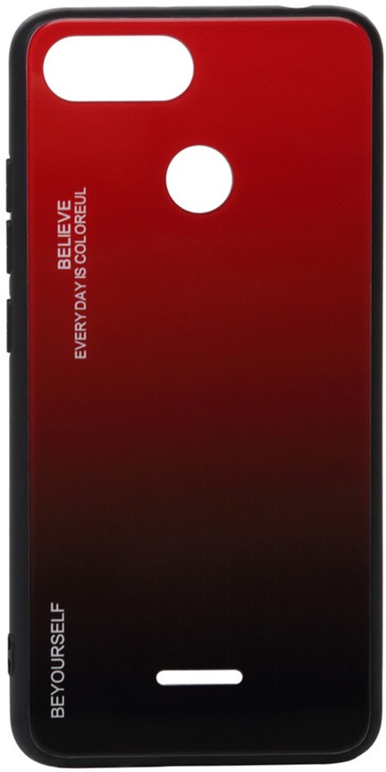 

Панель BeCover Gradient Glass для Xiaomi Redmi 6/6A Red-Black