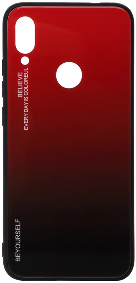 

Панель BeCover Gradient Glass для Xiaomi Redmi Note 7 Red-Black