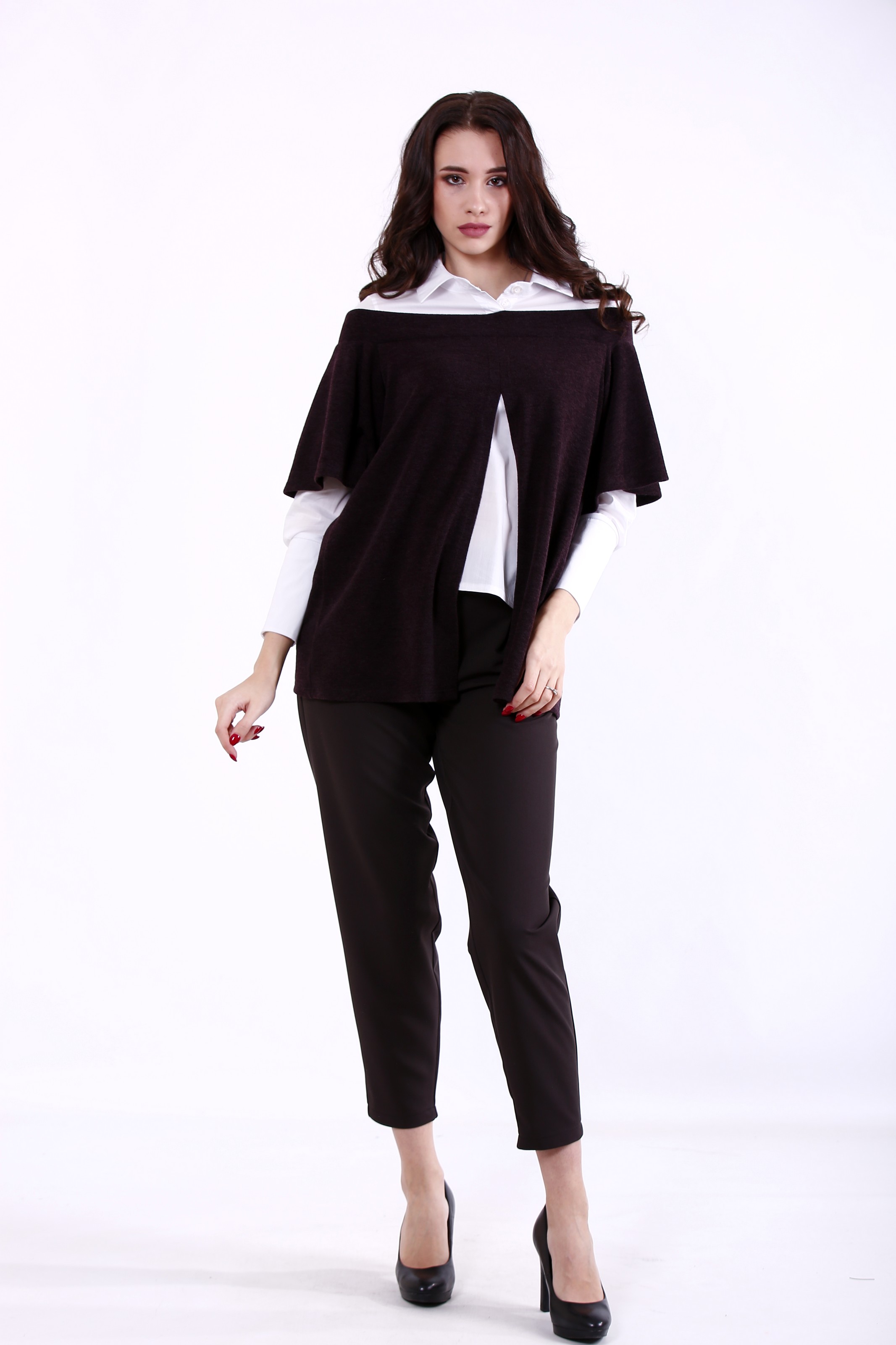 

Комплект: брюки и блузка GARRY-STAR 01381-1  Коричневый, Комплект: брюки и блузка GARRY-STAR 01381-1 42 Коричневый