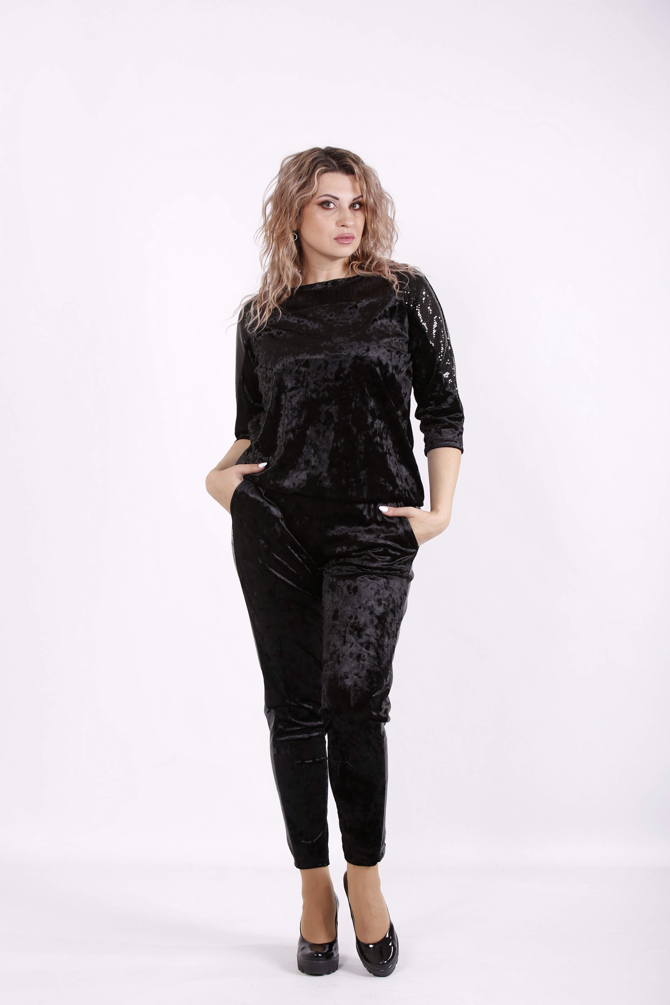 

Комплект: кофта и брюки GARRY-STAR 01582-1  Черный, Комплект: кофта и брюки GARRY-STAR 01582-1 68 Черный