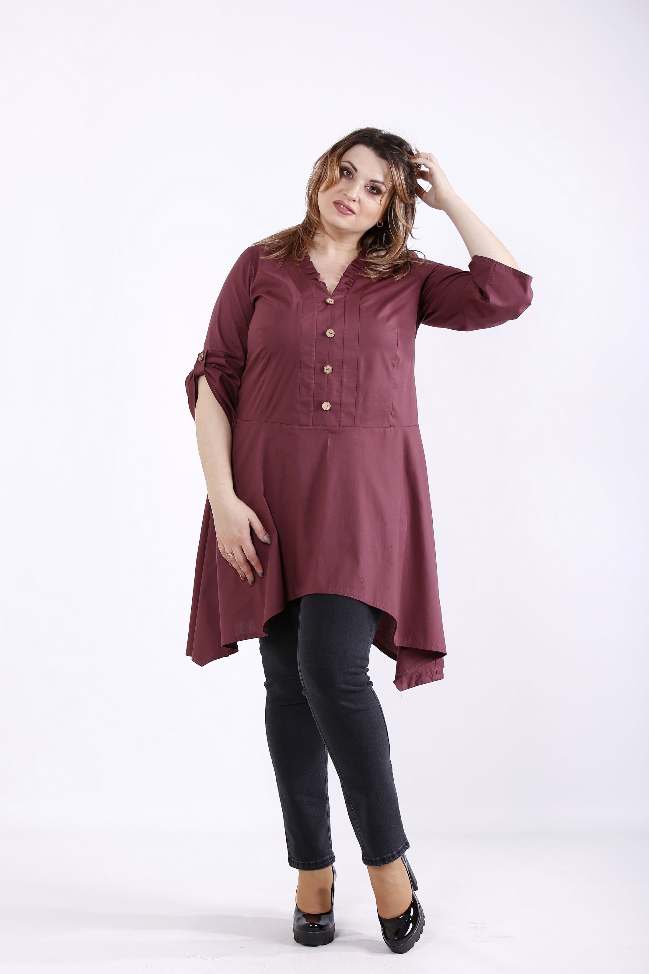 

Блузка GARRY-STAR 01298-3  Фиолетовый, Блузка GARRY-STAR 01298-3 50 Фиолетовый