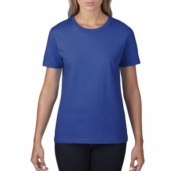 

Футболка Gildan Premium Cotton 4100L-7686C XXL Синяя