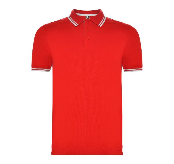 

Поло Roly Montreal 6629-6001  Красно-белое, Поло Roly Montreal 6629-6001 S Красно-белое