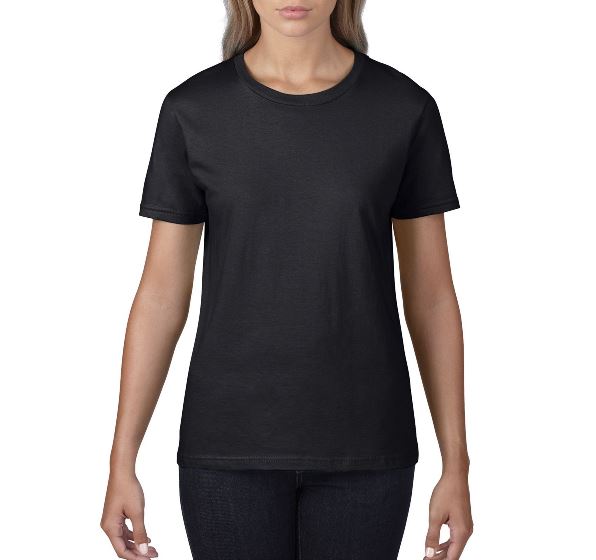 

Футболка Gildan Premium Cotton 4100L-426C  Чёрная, Футболка Gildan Premium Cotton 4100L-426C L Чёрная