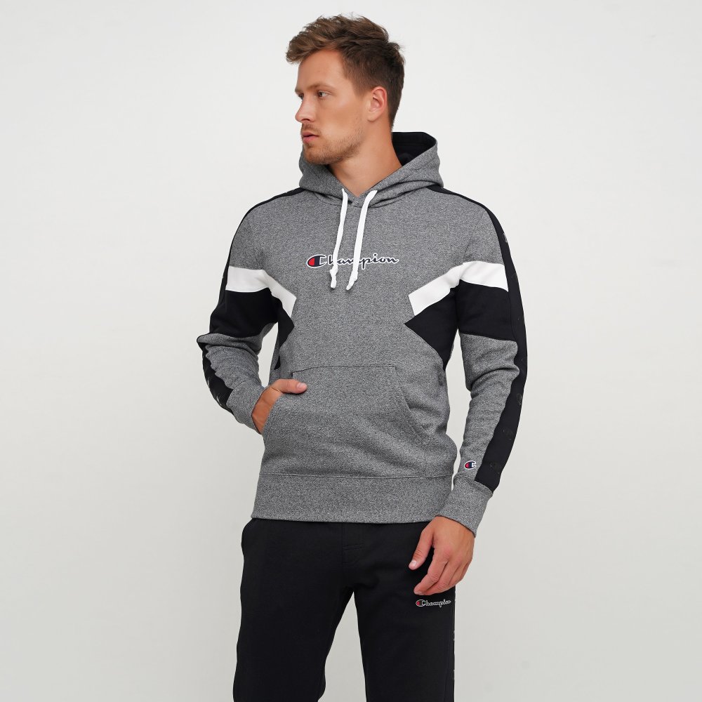 

Мужское худи Champion Hooded Sweatshirt Серый 44 (cha214783-DGRJM/NBK)