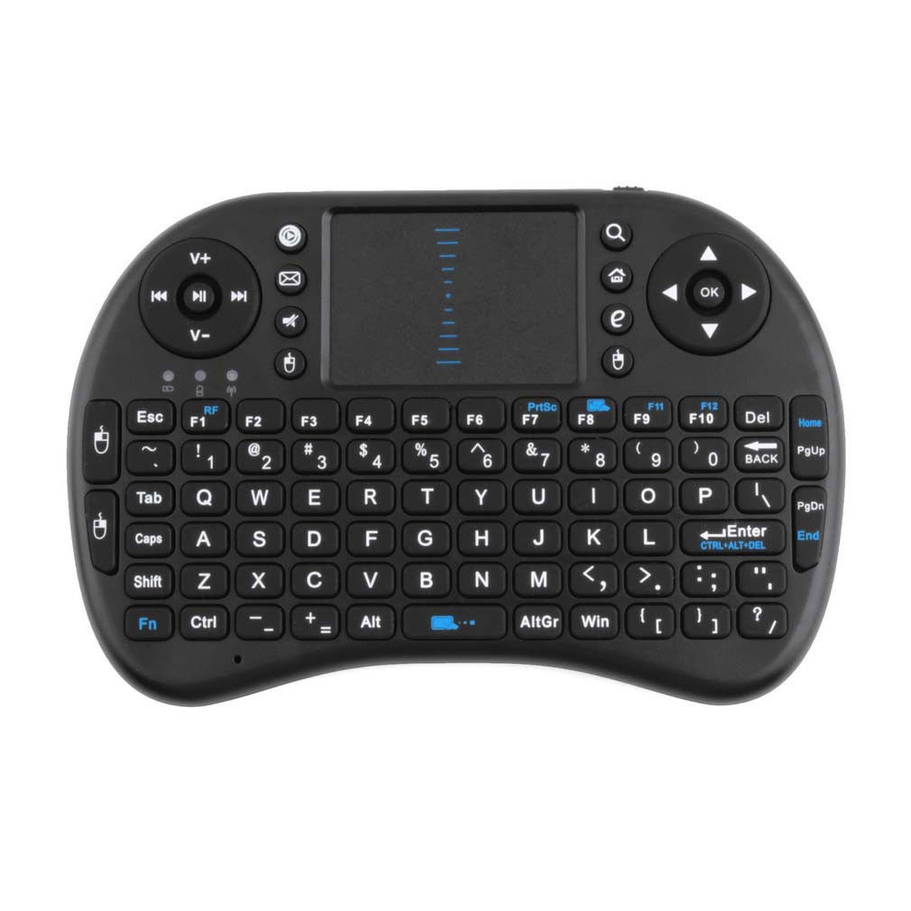 

Беспроводная клавиатура с тачпадом mini i8+ Черная (100072)